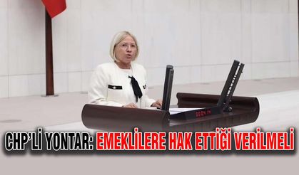 CHP’li Yontar: Emeklilere hak ettiği verilmeli