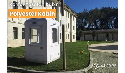 Güvenlik personeline konfor yaşatan bekçi kulübeleri