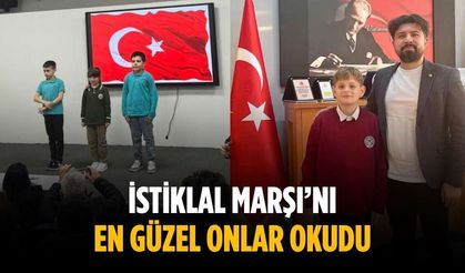 İstiklal Marşı’nı en güzel onlar okudu