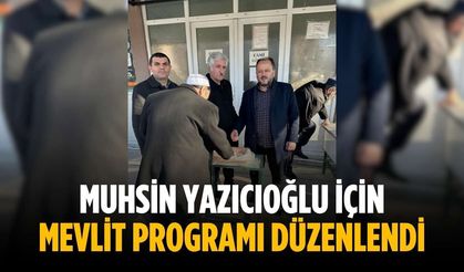 Muhsin Yazıcıoğlu için mevlit programı düzenlendi