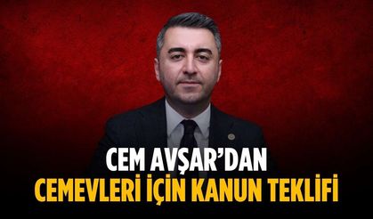 Cem Avşar’dan cemevleri için kanun teklifi