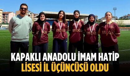 Kapaklı Anadolu İmam Hatip Lisesi il üçüncüsü oldu