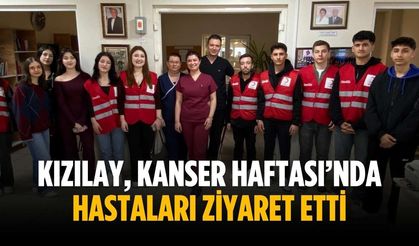 Kızılay, Kanser Haftası’nda hastaları ziyaret etti