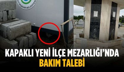 Kapaklı Yeni İlçe Mezarlığı’nda bakım talebi