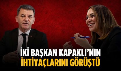 İki başkan Kapaklı’nın ihtiyaçlarını görüştü