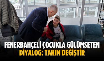 Fenerbahçeli çocukla gülümseten diyalog: Takım değiştir