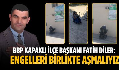 Diler: Engelleri birlikte aşmalıyız