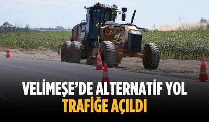 Velimeşe’de alternatif yol trafiğe açıldı