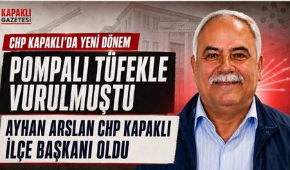 Pompalı tüfekle vurulmuştu: Ayhan Arslan CHP Kapaklı İlçe Başkanı oldu