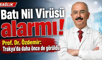 Batı Nil Virüsü alarmı! Prof. Dr. Özdemir: Trakya’da daha önce de görüldü