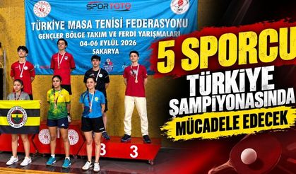 5 sporcu Türkiye şampiyonasında mücadele edecek