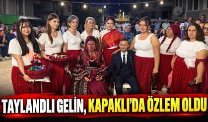 Tayland’da başlayan aşk Kapaklı’da düğünle taçlandı