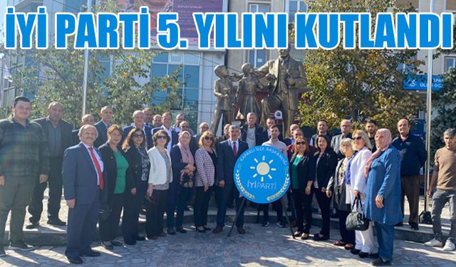 Kapaklı'da İYİ Parti’nin 5. kuruluş yıldönümü kutlandı