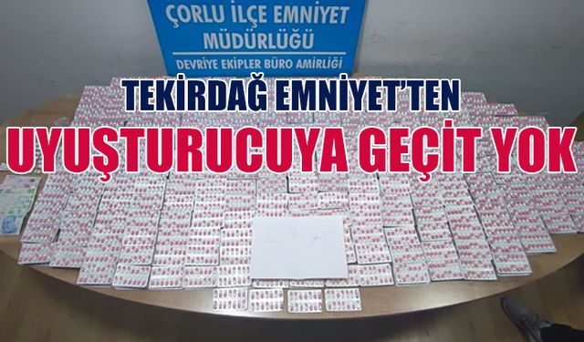 Emniyetten uyuşturucu satıcılarına geçit yok