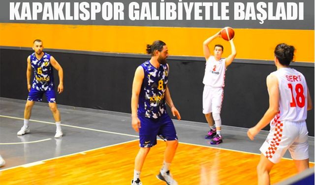 Kapaklıspor sezona galibiyetle başladı