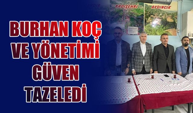 Trakya Yozgatlılar Federasyonu'nda Burhan Koç güven tazeledi