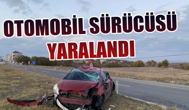 Kapaklı-Saray yolunda takla atan otomobilin sürücüsü yaralandı