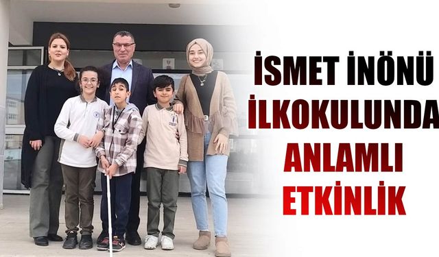 İsmet İnönü İlkokulunda Dünya Engelliler Günü'nde anlamlı etkinlik