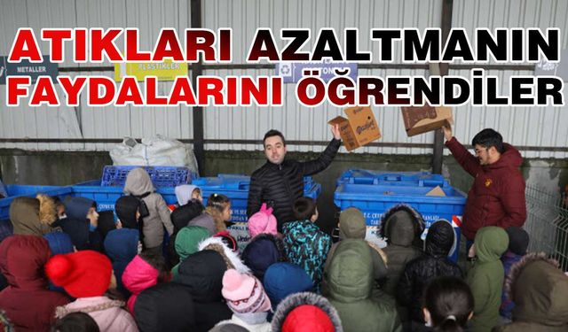 Öğrencilerden Atık Getirme Merkezi’ne ziyaret