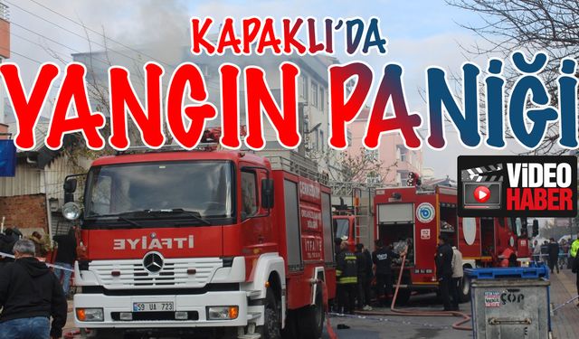 Kapaklı'da Halı Yıkama Fabrikası küle döndü