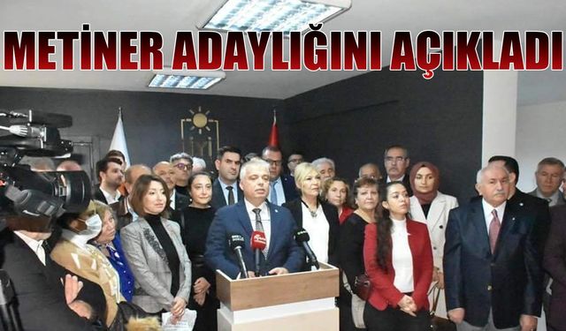 Gökhan Metiner İl Başkanlığı için adaylığını açıkladı