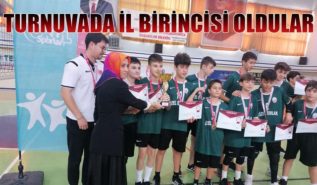 Voleybol Turnuvası'nda Tekirdağ Şampiyonu oldular