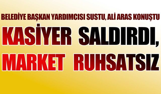 Başkan yardımcısı sustu, Ali Aras konuştu