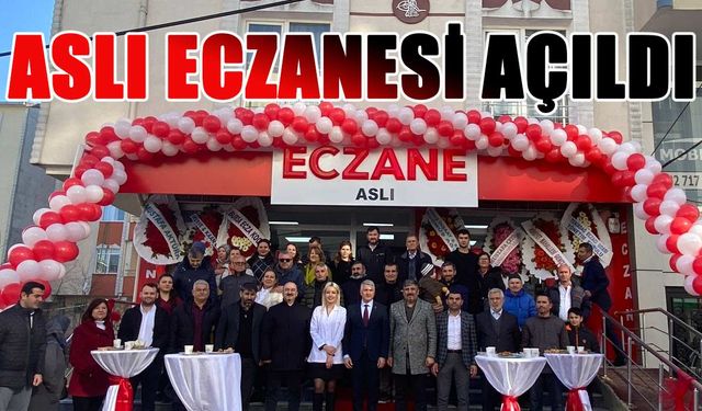 Aslı Eczanesi Kapaklı'da hizmete açıldı