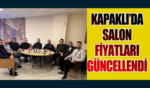 Kapaklı'da düğün salonu fiyatları güncellendi