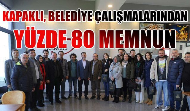 Başkan Çetin: Kapaklı, belediye çalışmalarından yüzde 80 memnun