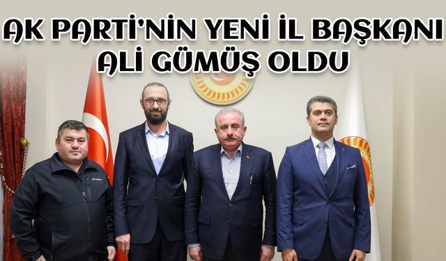 AK Parti Tekirdağ İl Başkanı Avukat Ali Gümüş oldu