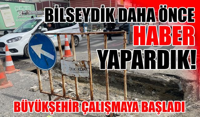 Bilseydik daha önce haber yapardık!