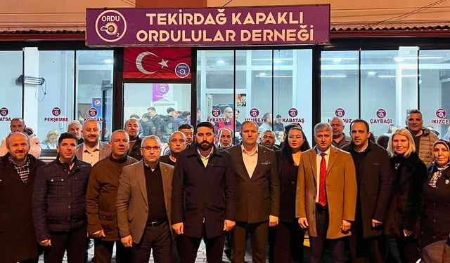 Kapaklı Ordulular Derneği iftar programı yoğun katılımla gerçekleşti