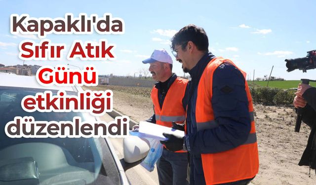 Kapaklı'da Sıfır Atık Günü etkinliği düzenlendi