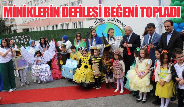 Miniklerin defilesi beğeni topladı