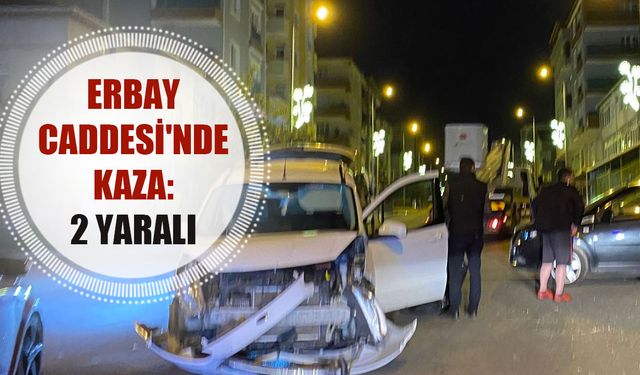 Kapaklı Erbay Caddesi'nde kaza: 2 yaralı