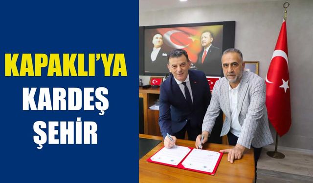 Kapaklı Belediyesi ile Altınözü Belediyesi 'kardeş şehir' oldu