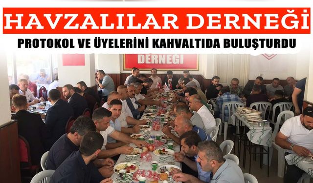 Kapaklı Havzalılar derneği kahvaltı programı düzenledi