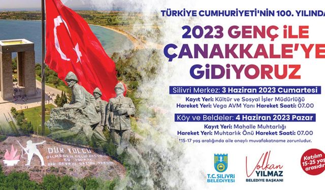 Silivri Belediyesinden gençlere özel Çanakkale gezisi