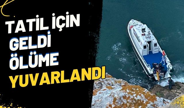 Tatil için geldi ölüme yuvarlandı