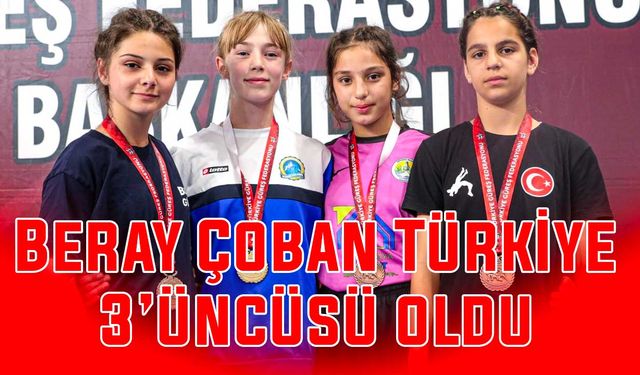 Beray Çoban Türkiye 3’üncüsü oldu