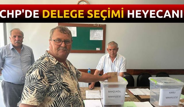 CHP'de delege seçimi heyecanı