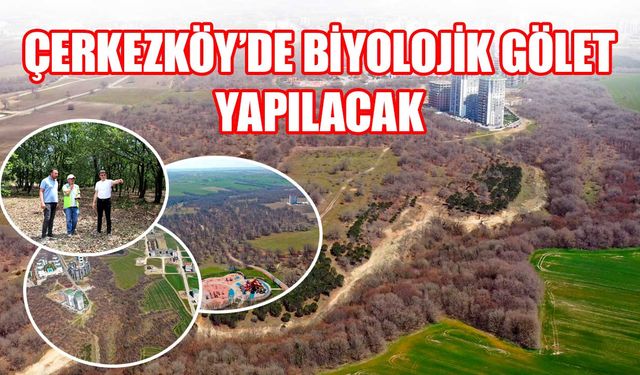 Çerkezköy’de biyolojik gölet yapılacak