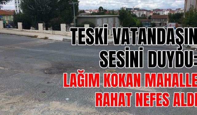 TESKİ vatandaşın sesini duydu