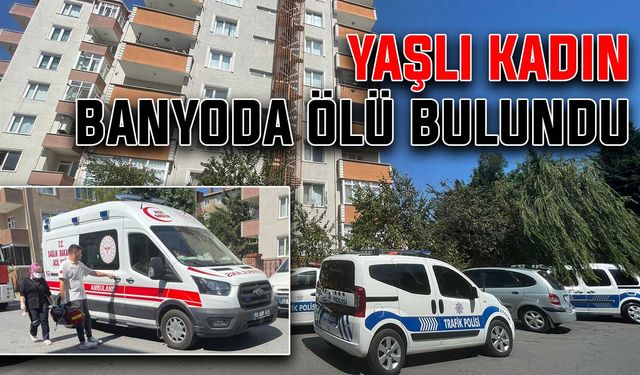 Yaşlı kadın banyoda ölü bulundu