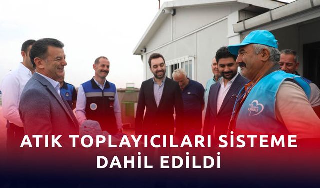 Kapaklı'da atık toplayıcıları sisteme dahil edildi