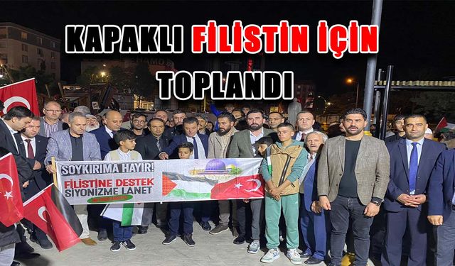 Kapaklı, Filistin için toplandı