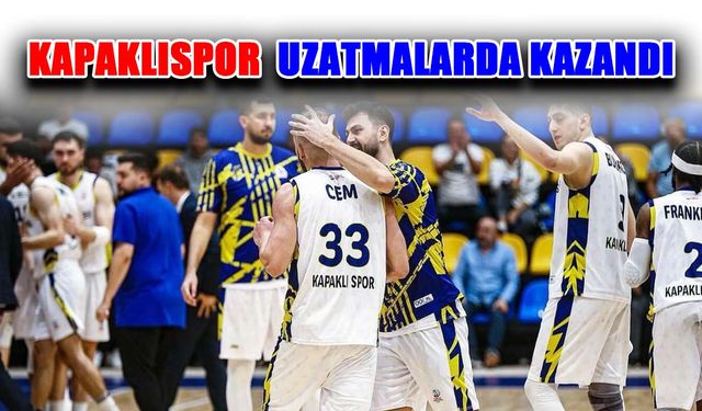 Kapaklıspor uzatmalarda kazandı