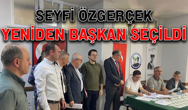 Seyfi Özgerçek yeniden başkan seçildi