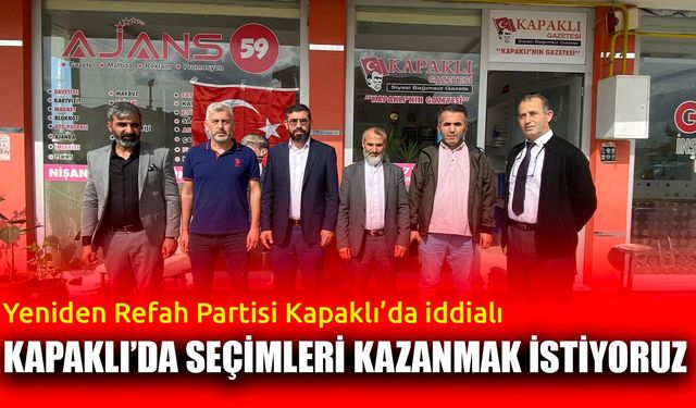 Akgül: Kapaklı’da seçimleri kazanmak istiyoruz